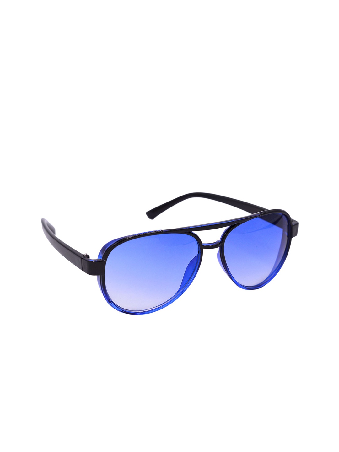 

HRINKAR Unisex Aviator Sunglasses with UV Protected Lens HRSS11004-BK-BU, Blue