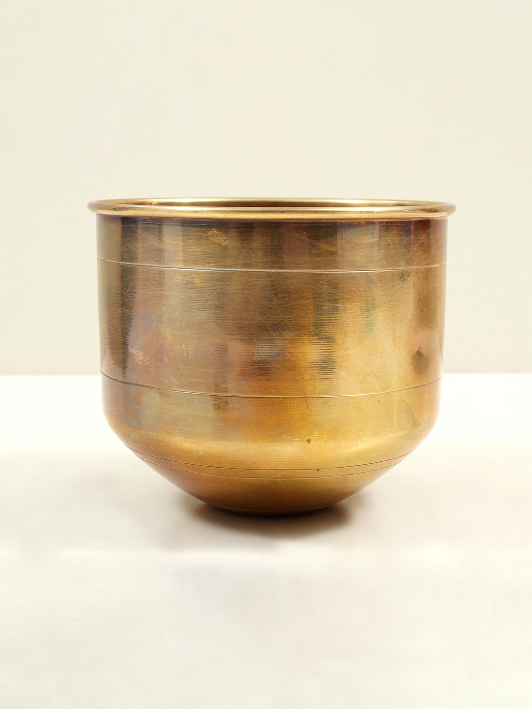 

Exotic India 5" Brass Puja Vattil, Gold