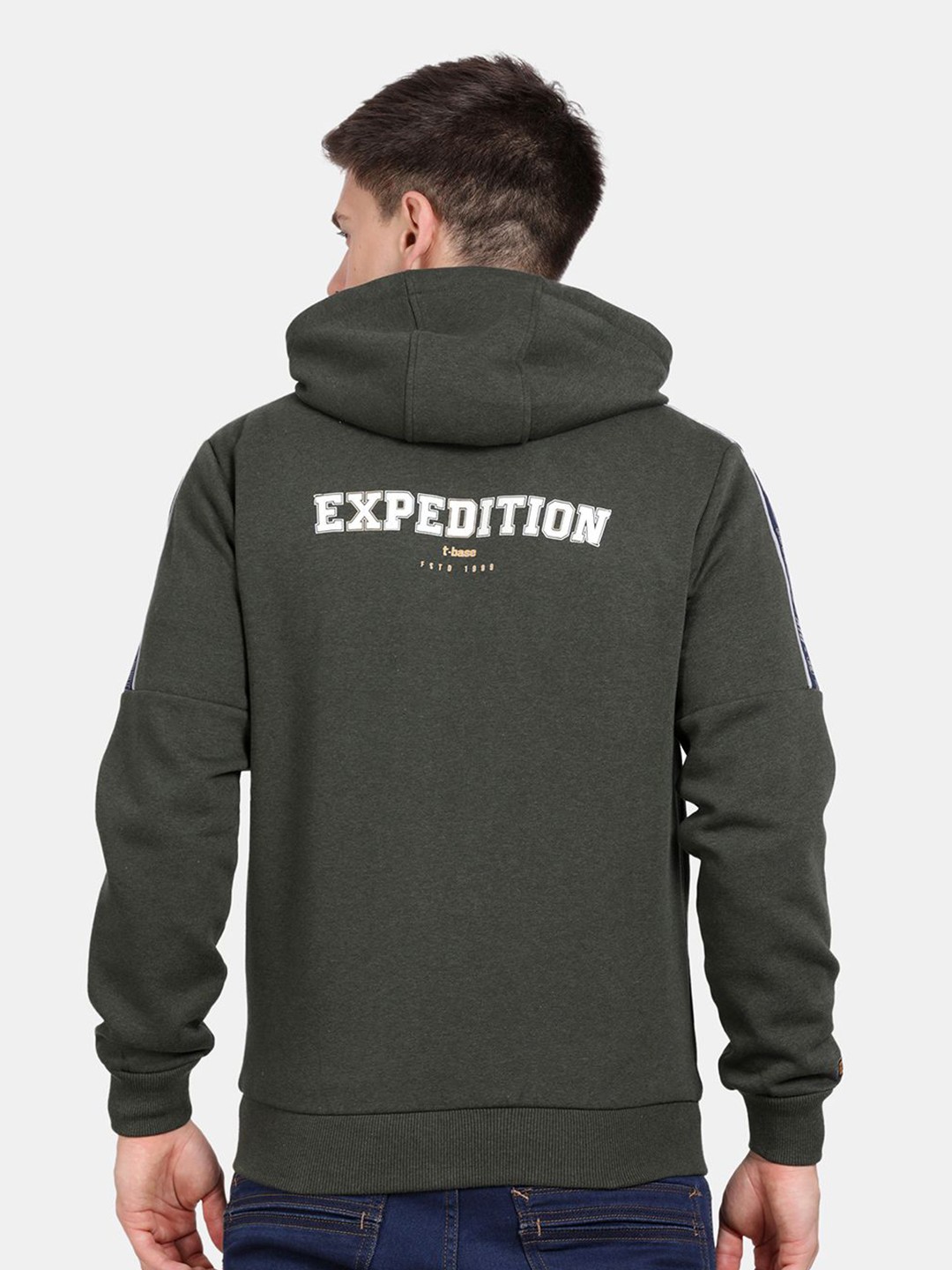

t-base Men Hooded Sweatshirt, Olive