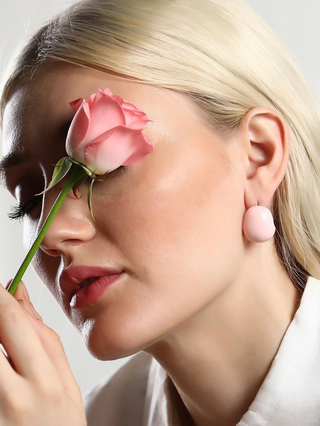 

SOHI Contemporary Drop Earrings, Pink