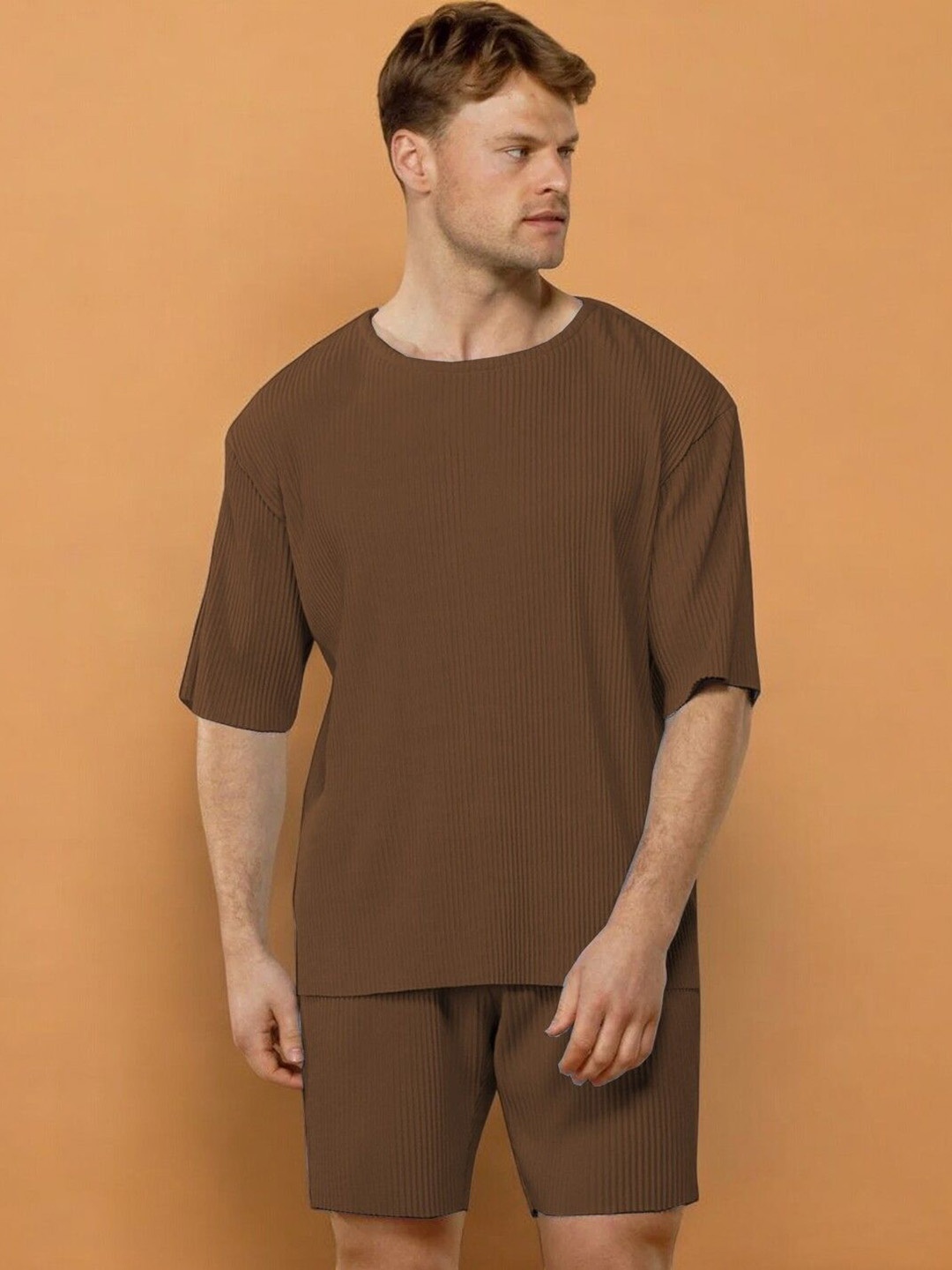 

CLAFOUTIS T-Shirt With Shorts Co-Ords, Brown