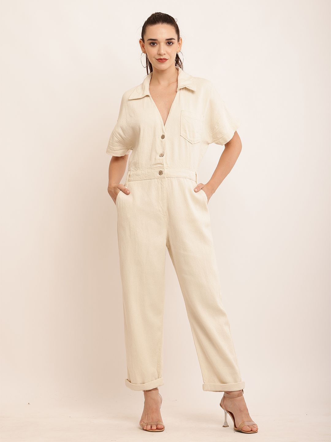 

NoBarr Jumpsuit, Cream