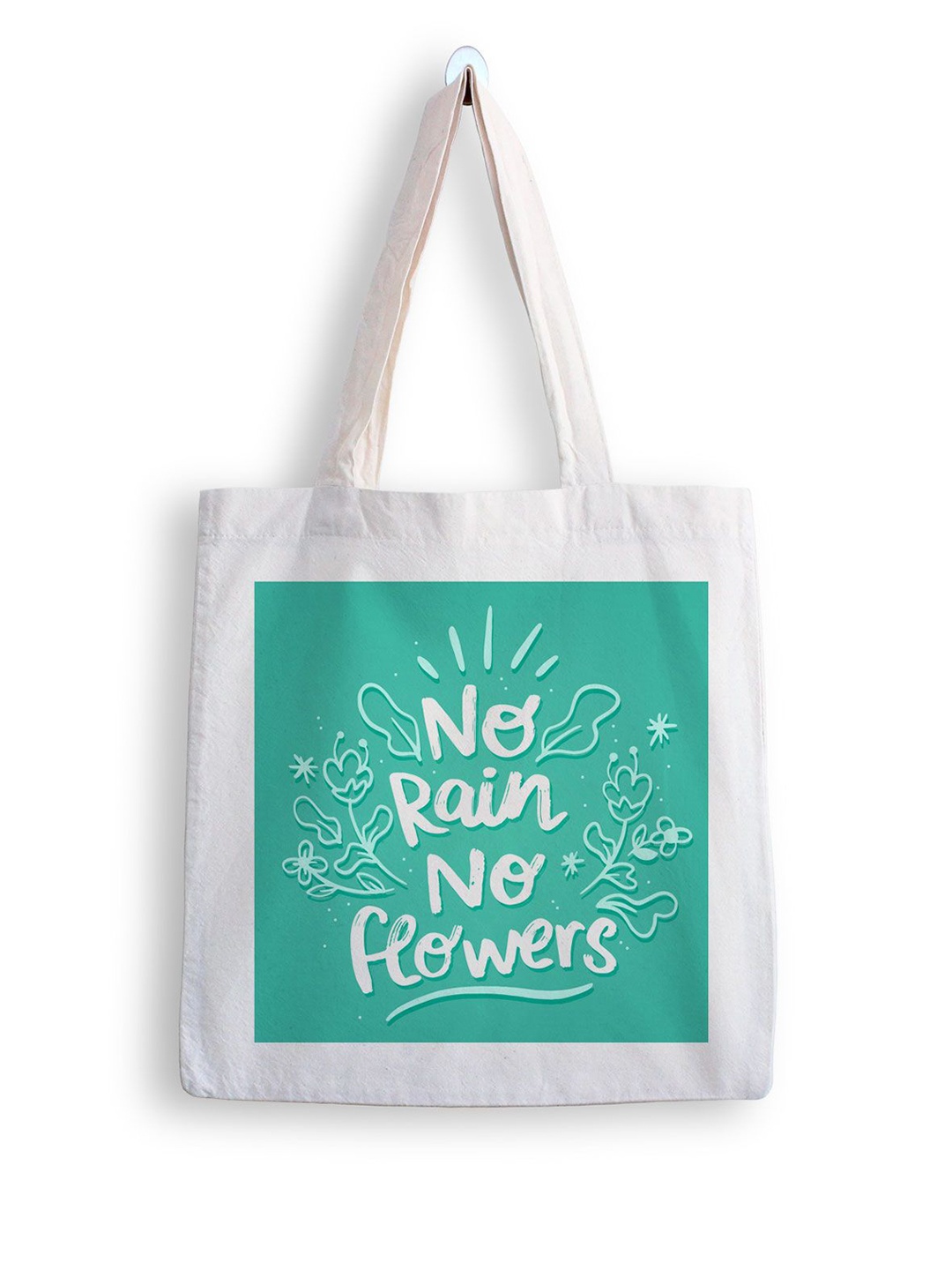 

ARTBUG Printed Shopper Tote Bag, White