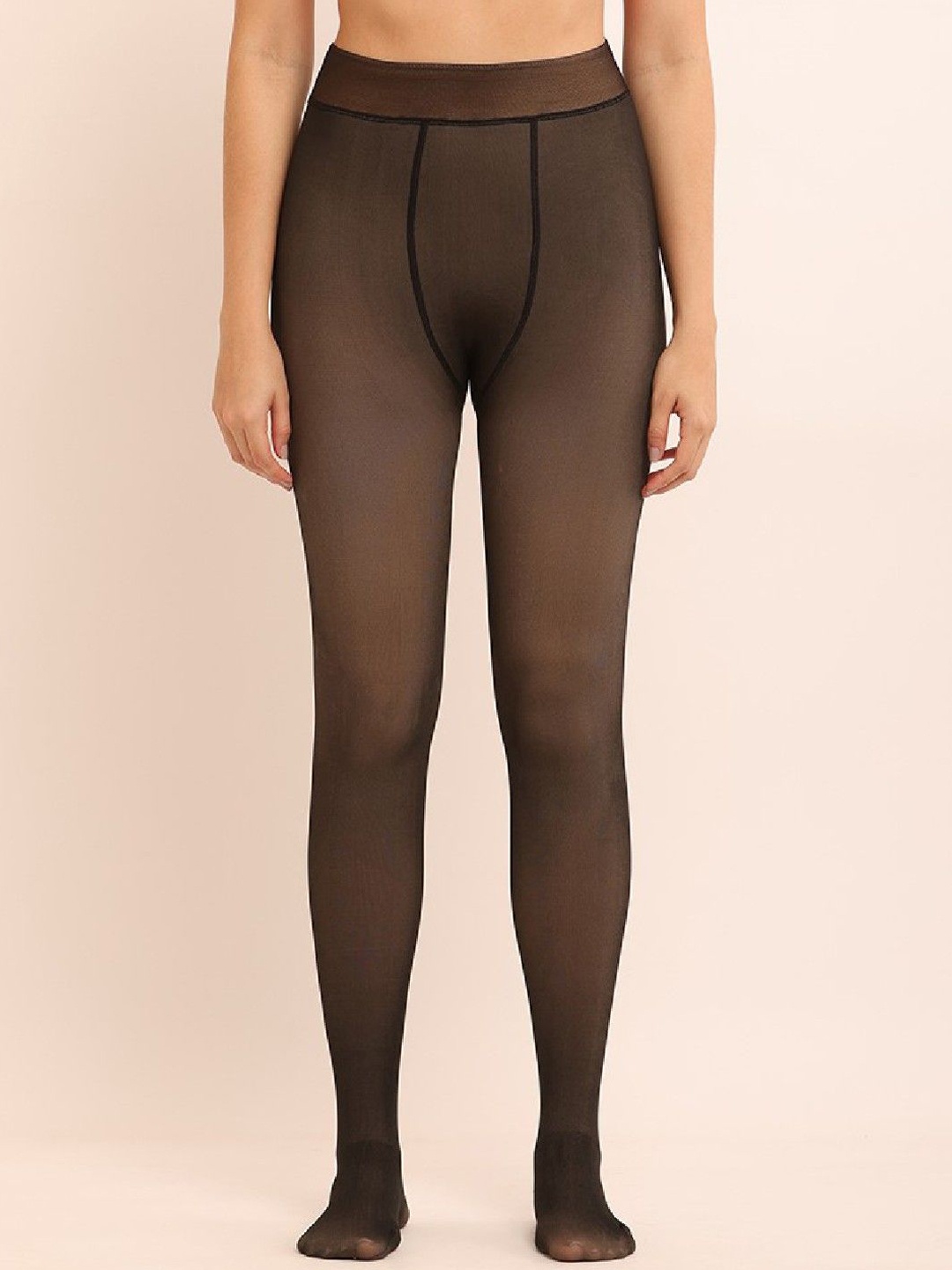 

Poftik Doubleshade Pantyhose Stocking, Black