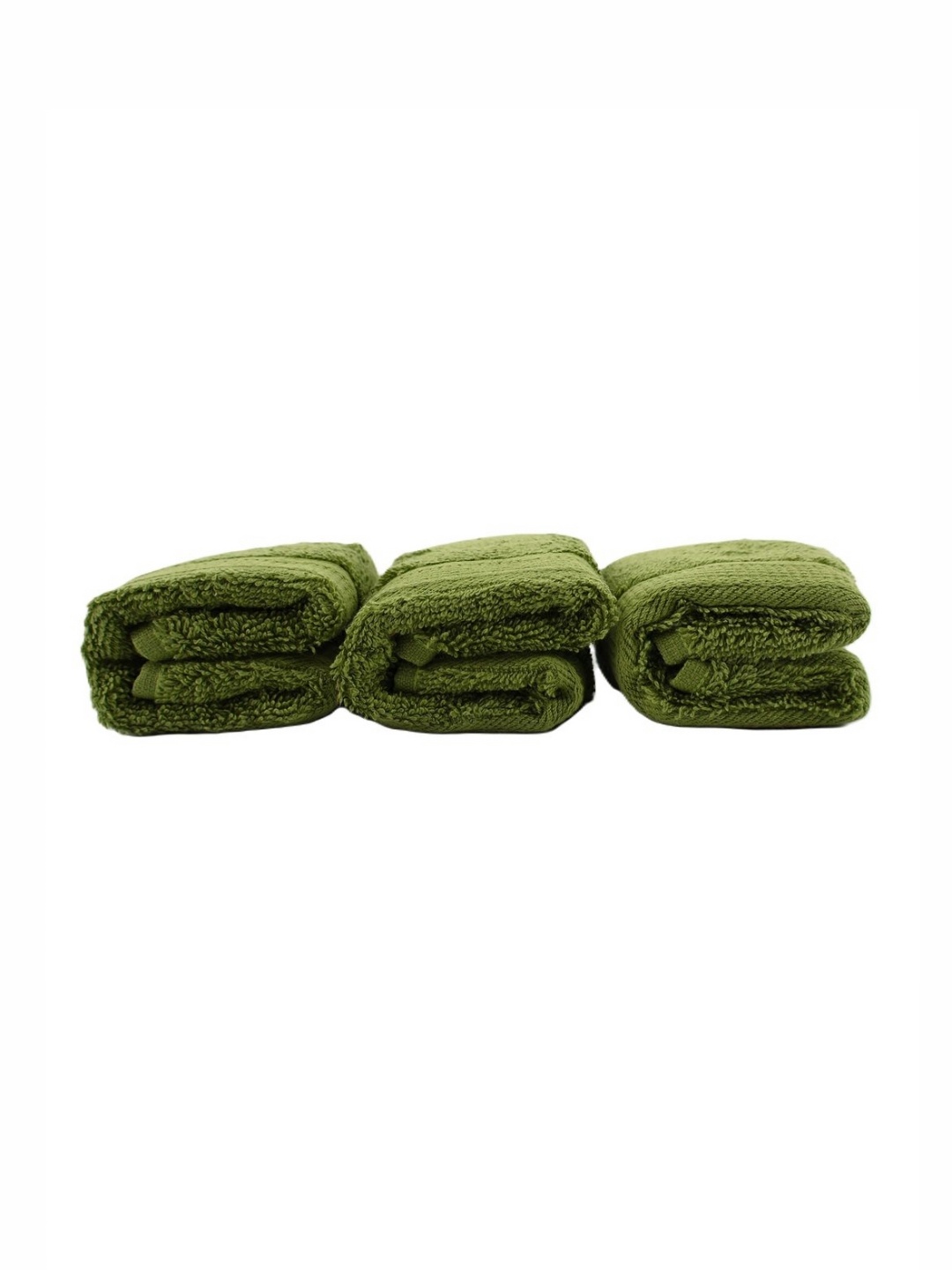 

BOMBAY DYEING Santino Green 3 Pieces Pure Cotton 550 GSM Face Towel
