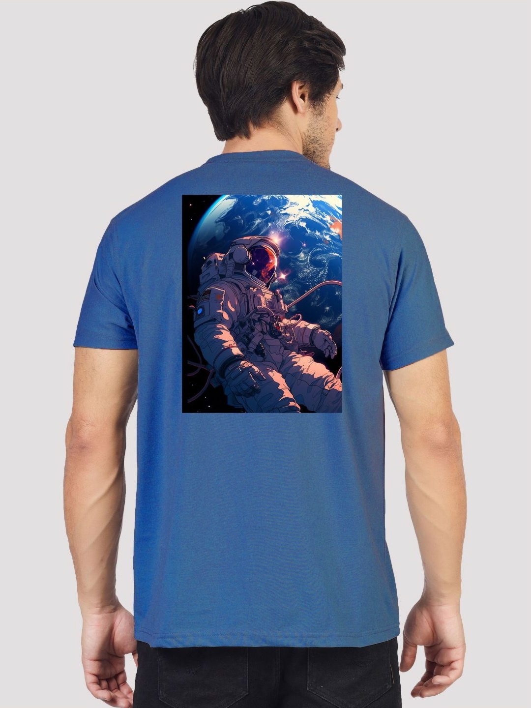 

Greylongg Men Graphic Printed T-shirt, Blue