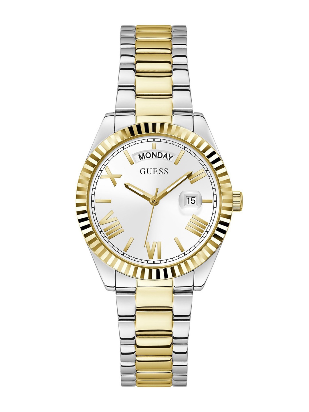 

GUESS Women Dial & Stainless Steel Straps Analogue Watch GW0308L6, White