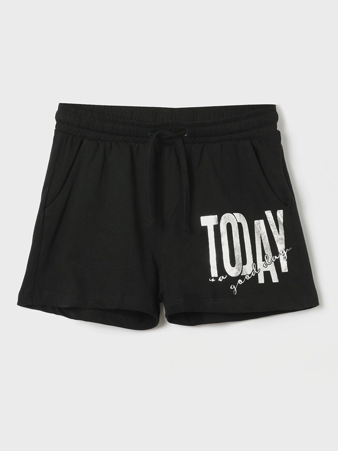 

Fame Forever by Lifestyle Girls Printed Shorts, Black