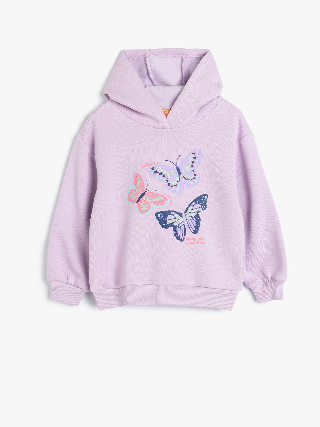 

Koton Girls Graphic Printed Sweatshirt, Purple