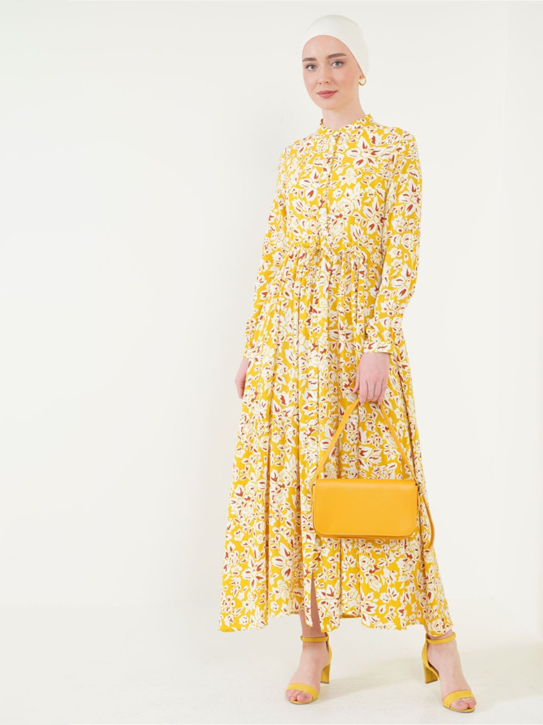 

BIGDART Floral Printed Maxi Dress, Na