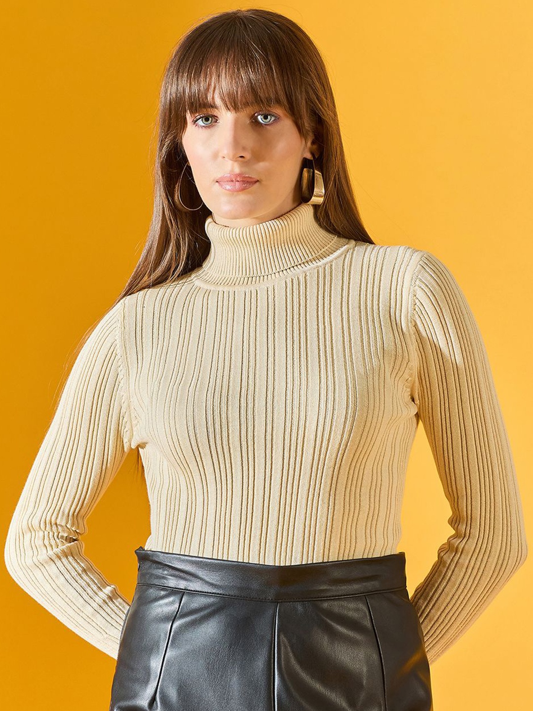 

98 Degree North Women Sweaters, Cream