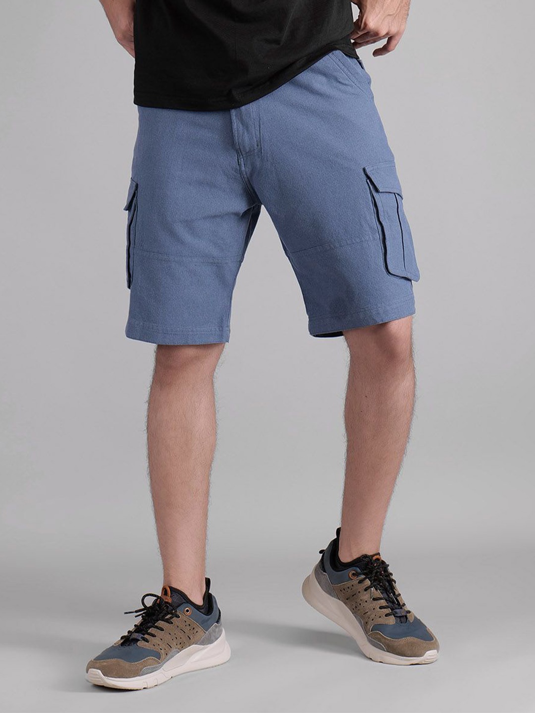 

BOMBAY TROOPER Men Outdoor Cargo Shorts, Blue