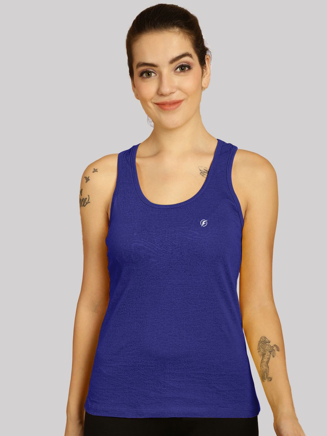 

Friskers Cotton Tank Top, Blue