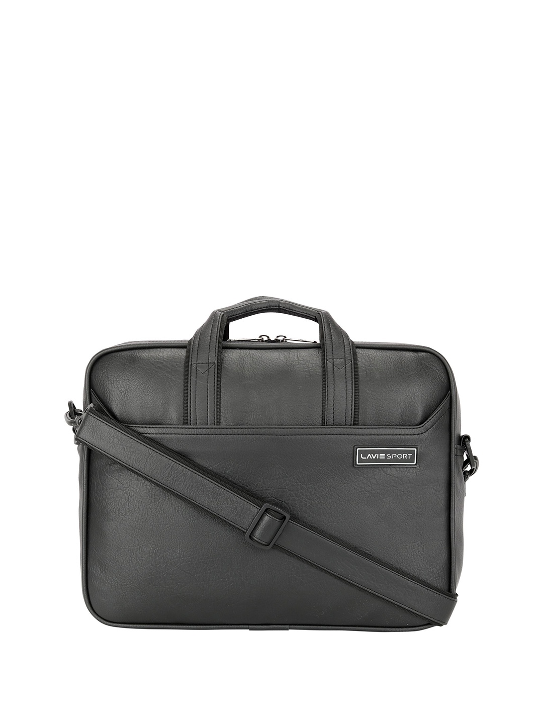 

LAVIE SPORT2 Compartments Laptop Briefcase Bag, Black