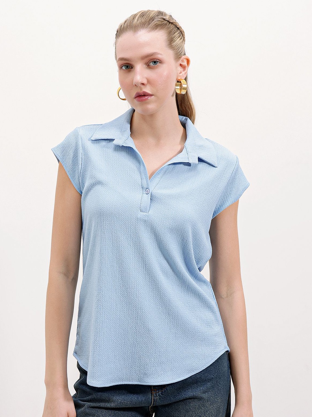 

BIGDART Shirt Style Top, Na