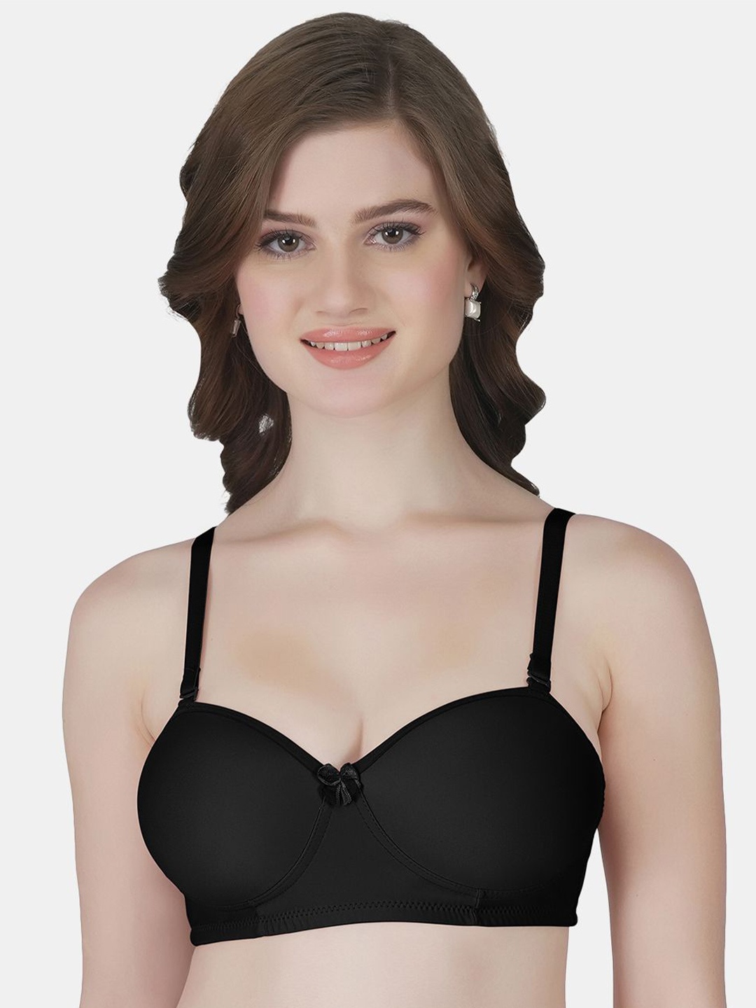 

Joomie Bra Medium Coverage Lightly Padded, Black