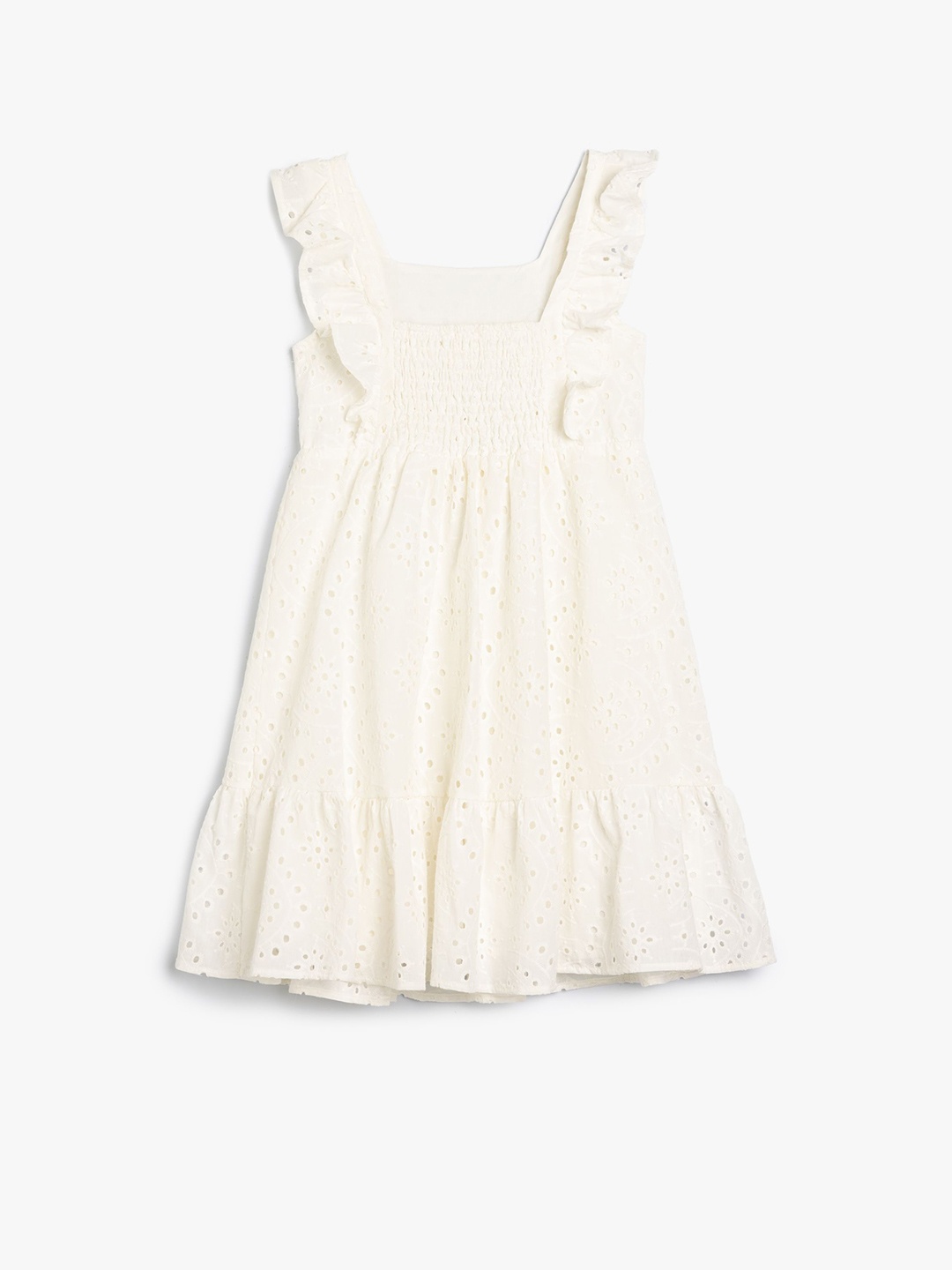 

Koton Solid A-Line Dress, White