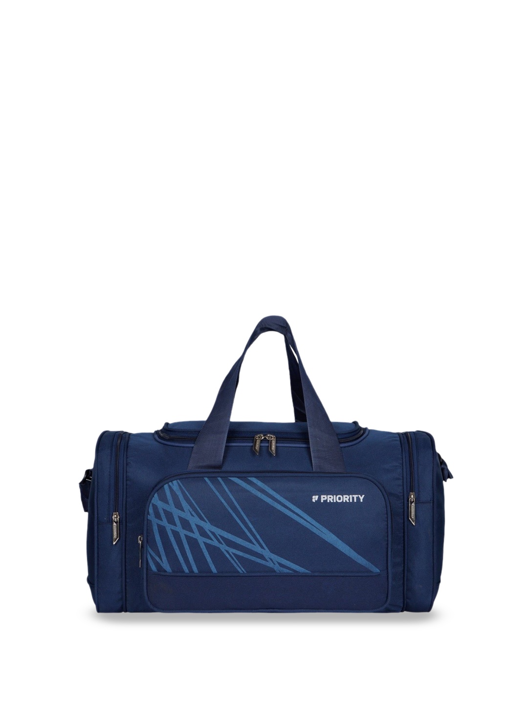 

Priority Printed Large Duffel Bag, Navy blue