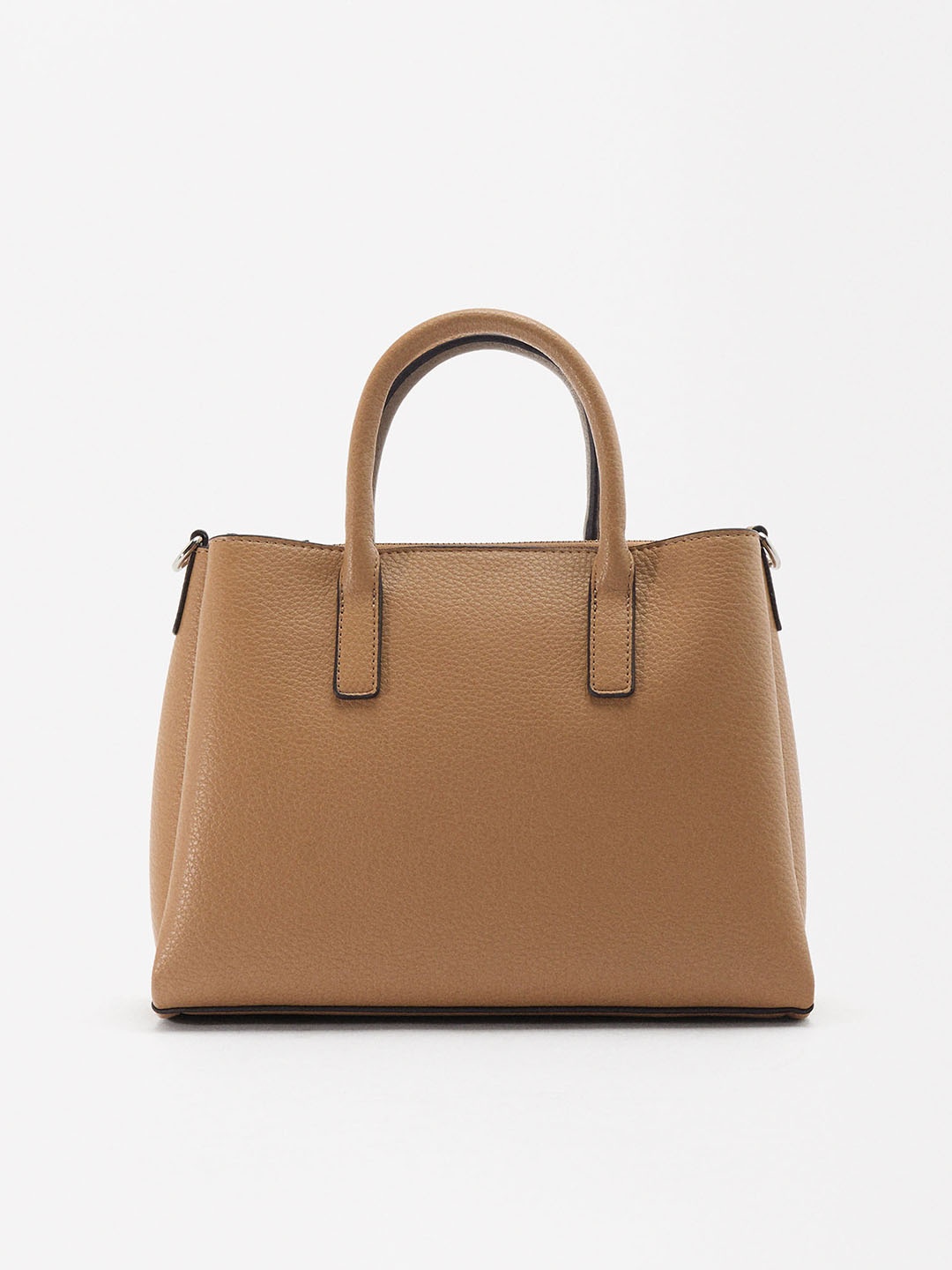 

PARFOIS Structured Handheld Bag, Camel brown