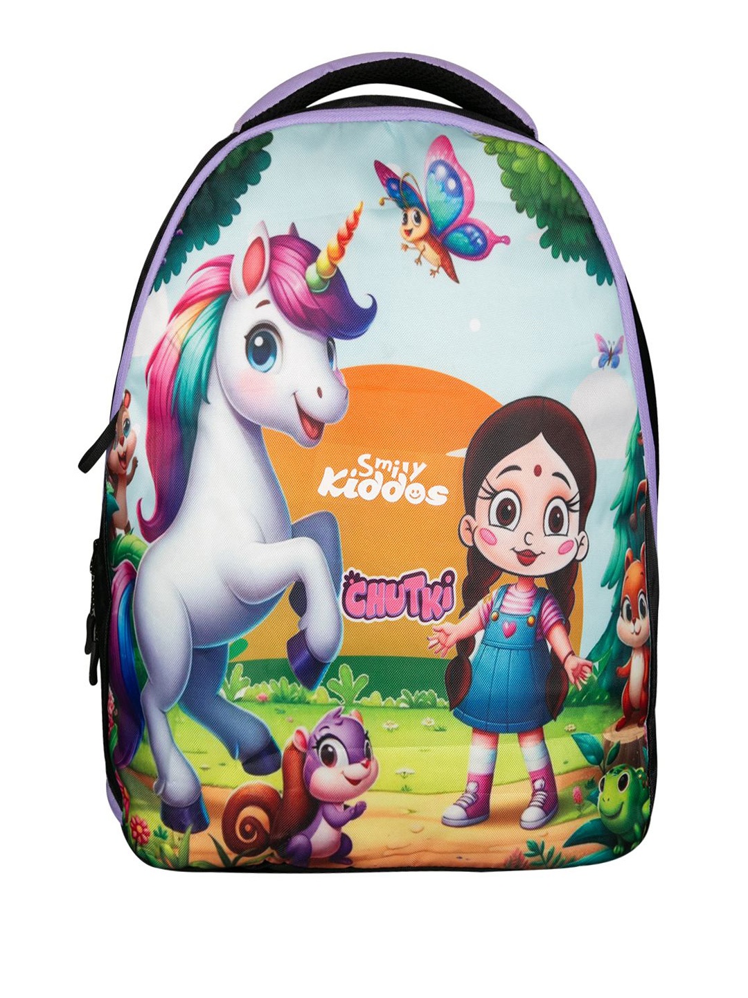 

Smily Kiddos Unisex Kids Graphic Backpack, Purple