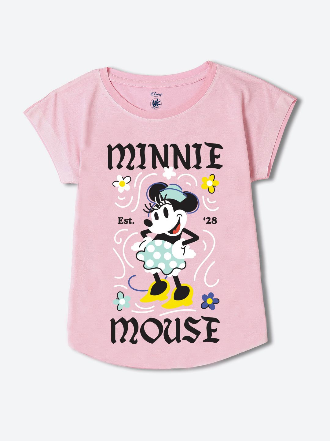 

YK Disney Print Top, Pink