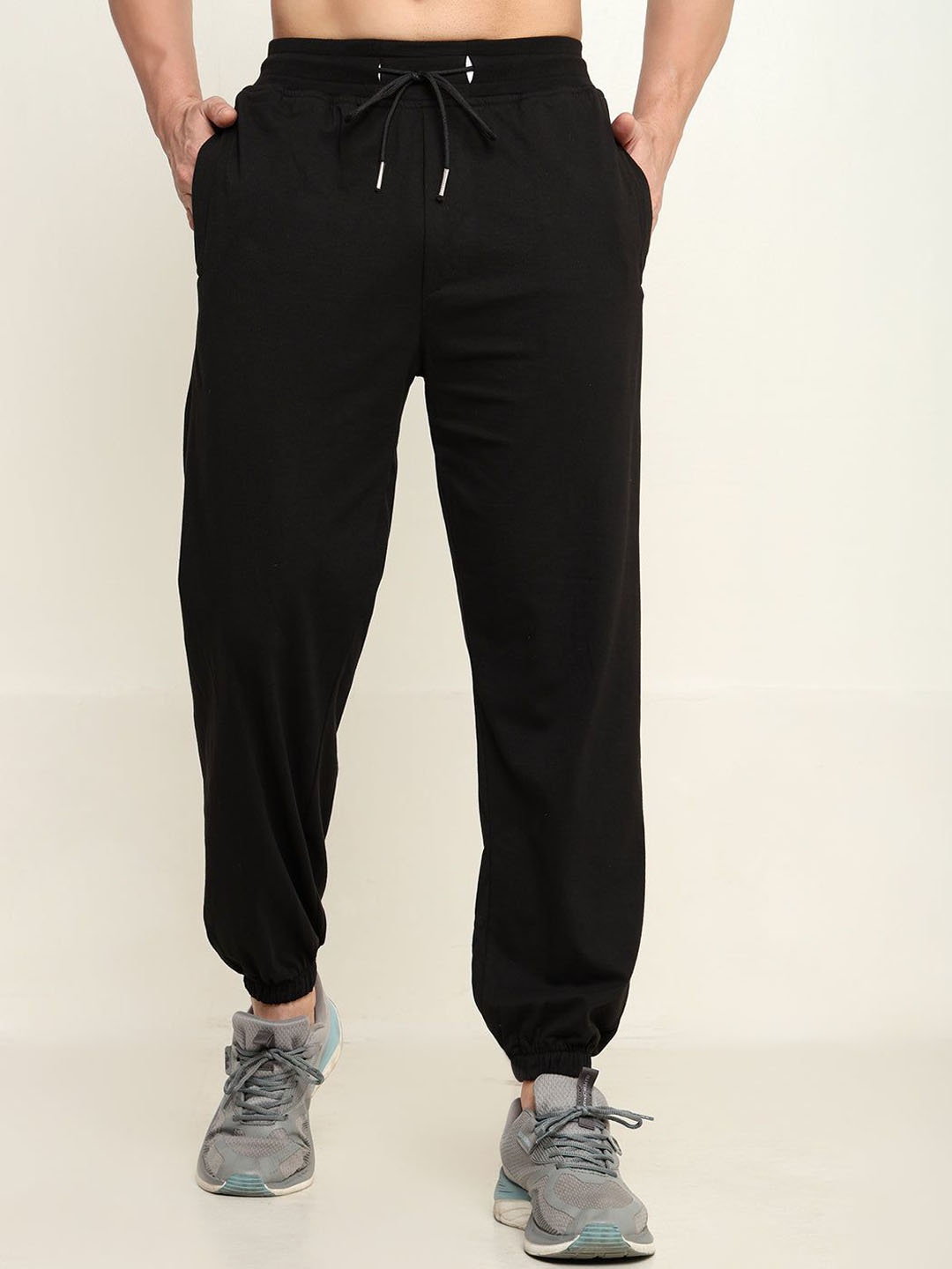 

Mark Leute Men Relaxed-Fit Joggers, Black