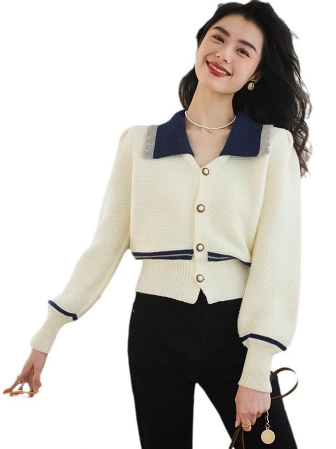 

StyleCast Cardigan Sweaters, Off white