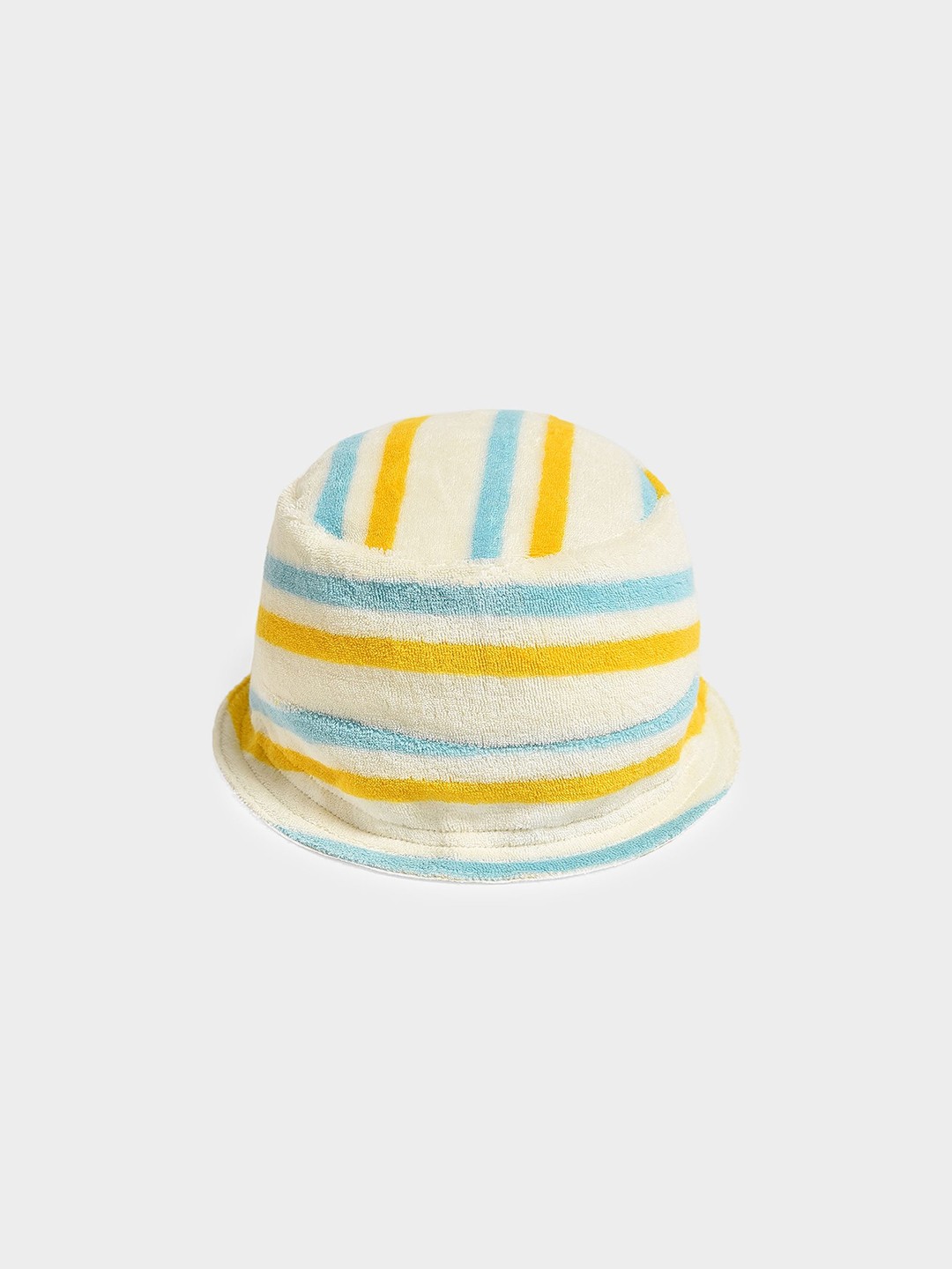 

MiArcus Unisex Kids Striped Bucket Hat, Off white