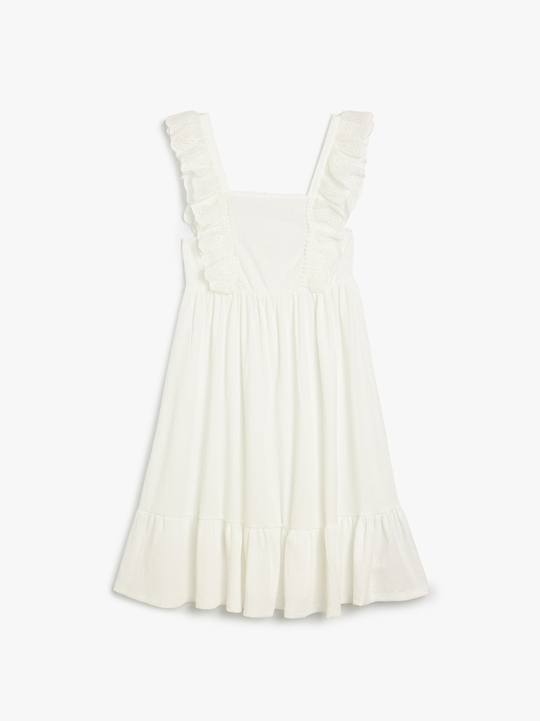 

Koton Solid A-Line Dress, Off white