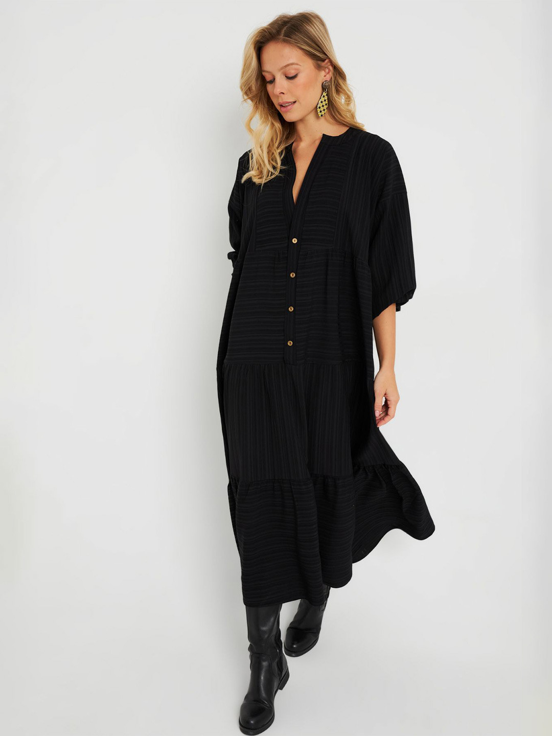 

Cool & Sexy A-Line Midi Dress, Na