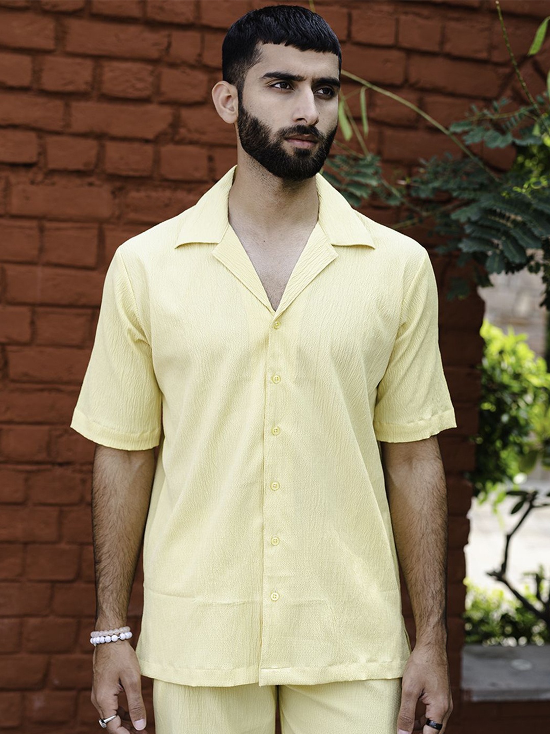 

Tistabene Men Standard Opaque Casual Shirt, Yellow