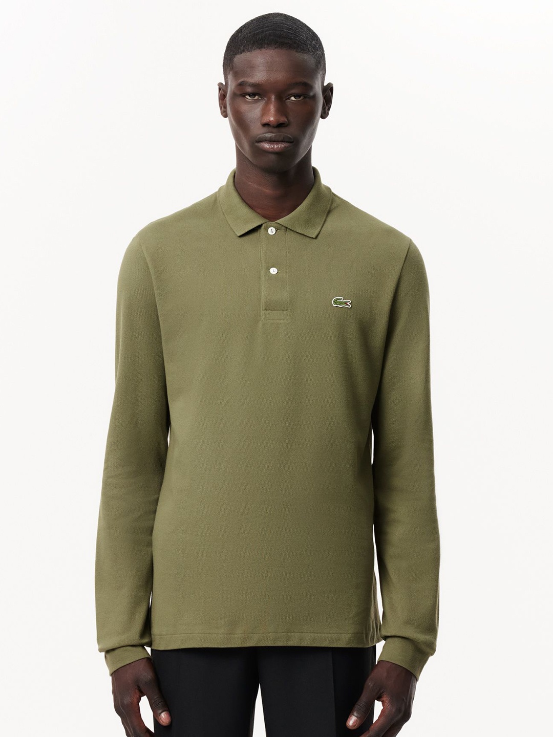 

Lacoste Men Solid Polo Collar Cotton T-shirt, Brown