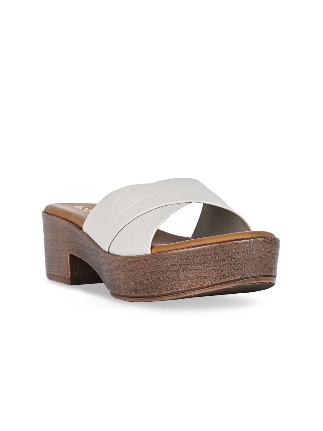 

Rocia Block Women Platform Heels Sandals, Grey