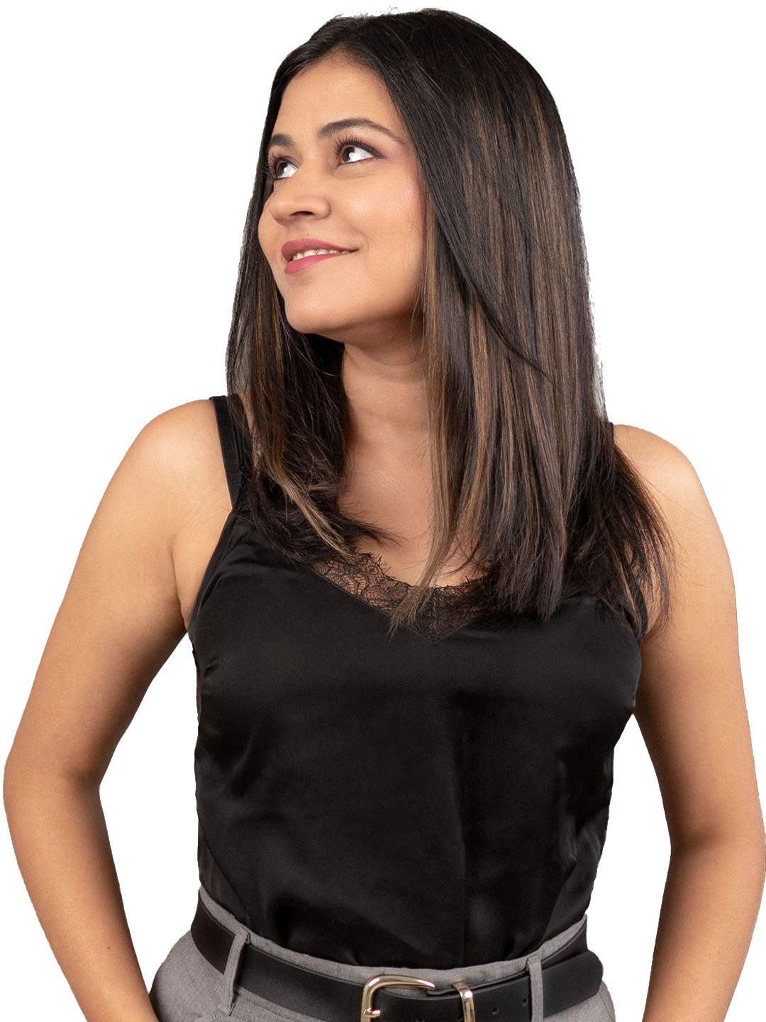 

Gemeria Hair Light Ash Brown Single Clip Highlights - 12Inch