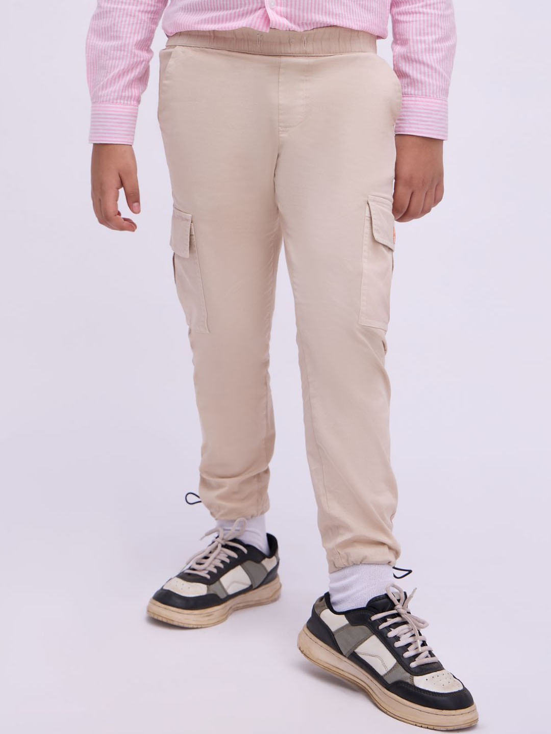 

Bombay High Solid Boys Comfort Trousers, Beige