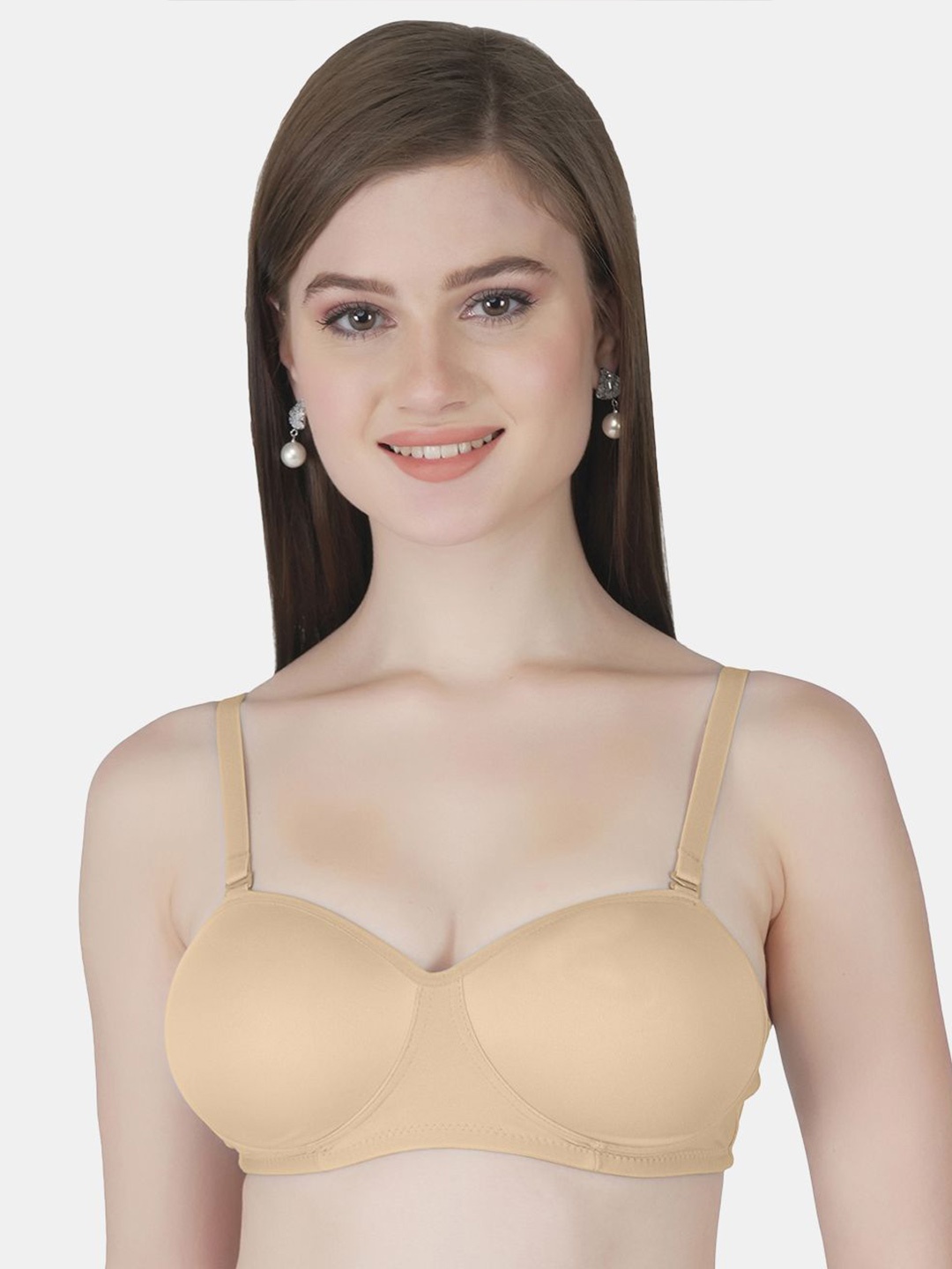 

Joomie Bra Half Coverage Lightly Padded, Beige