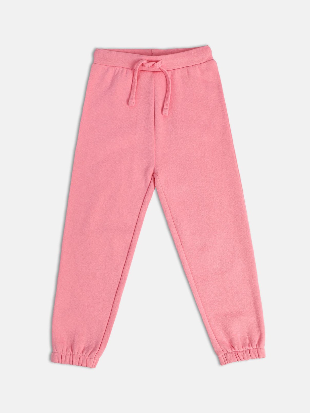 

MINI KLUB Girls Mid-Rise Joggers, Pink