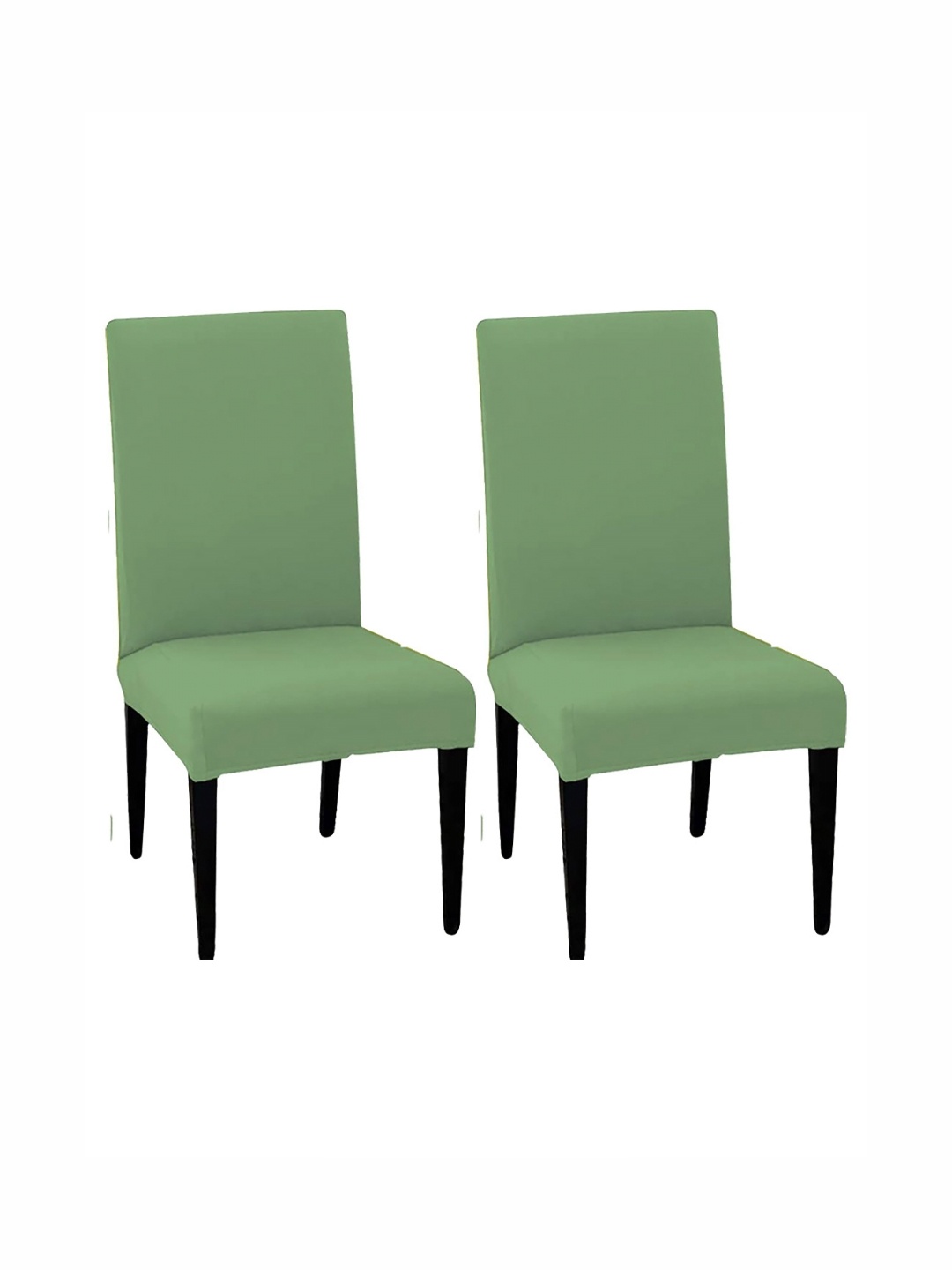 

Lazi Green 2 Pieces Stretchable Dining Chair Covers