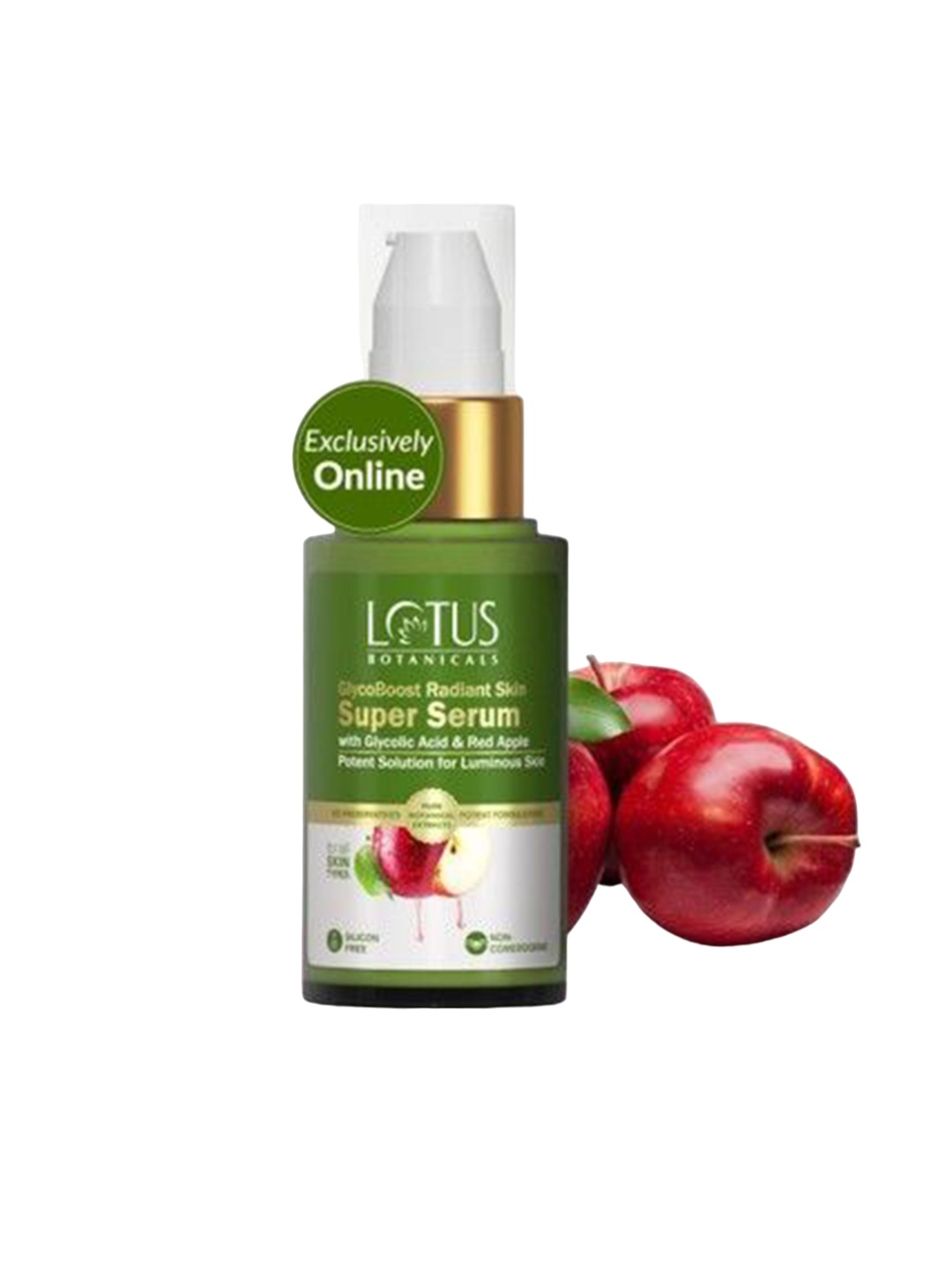 

Lotus Botanicals GlycoBoost Radiant Skin Super Serum - 30ml, Green