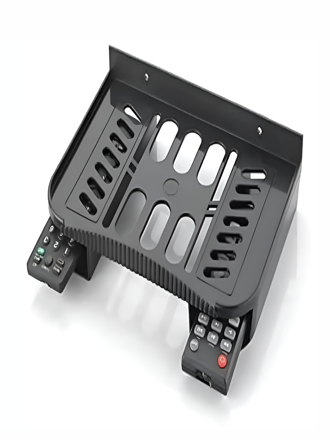 

DALUCI Set Top Box Stand With 2 Remote Holder, Black