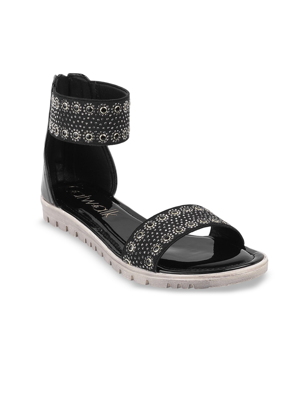 

Catwalk Women Embellished Open Toe Flats, Black