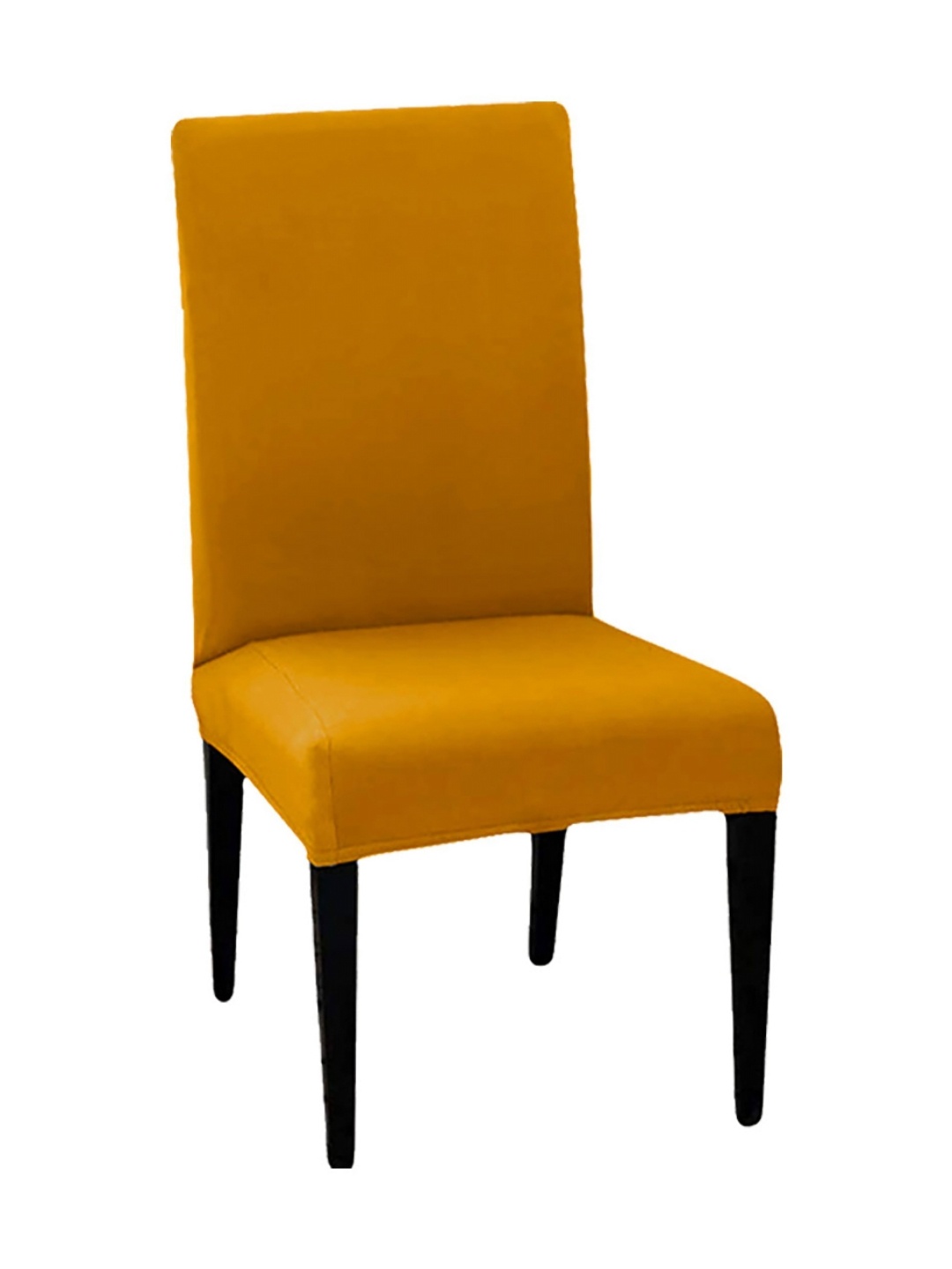 

Lazi Yellow Stretchable Dining Chair Covers, Mustard