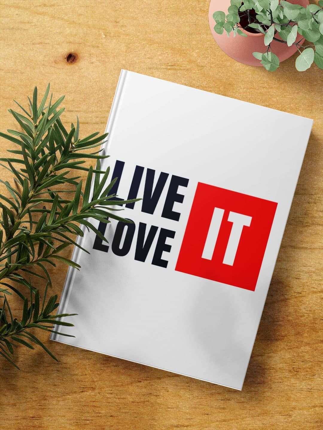 

macmerise Printed A5 Ruled Notebook, White