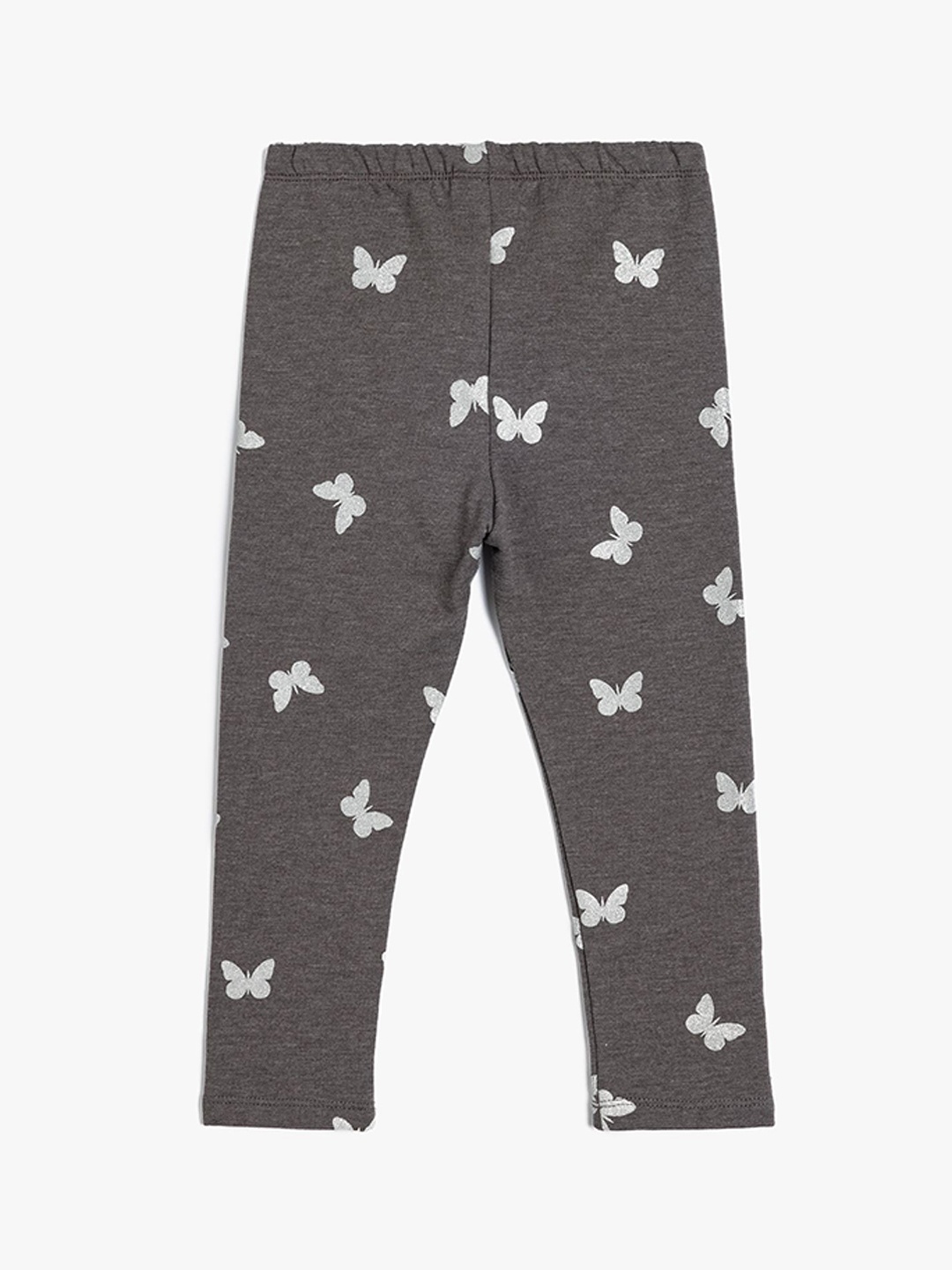 

Koton Girls Printed Ankle Length Leggings, Grey