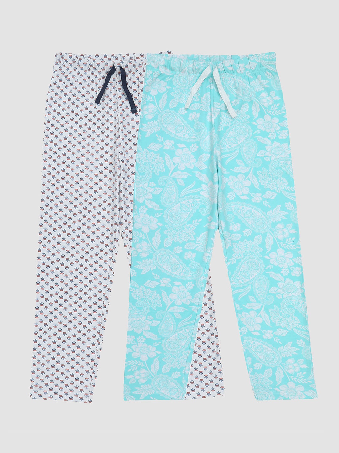 

F&S Girls Pack Of 2 Printed Lounge Pants, White