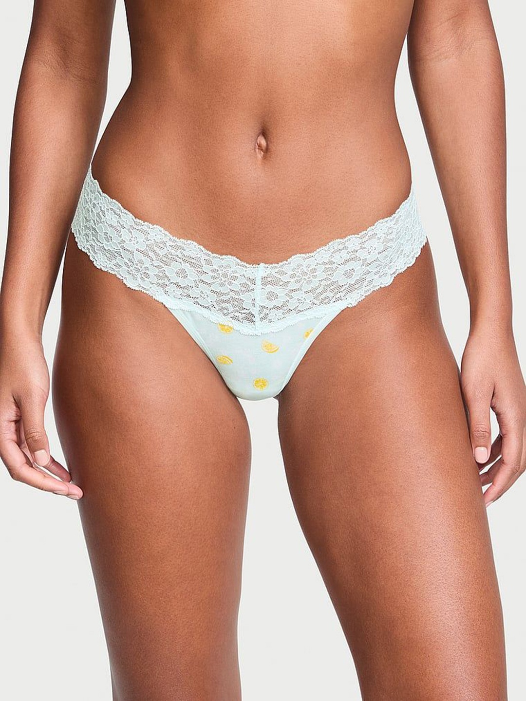 

Victoria's Secret Printed Thong Briefs 112462266CBY, Green