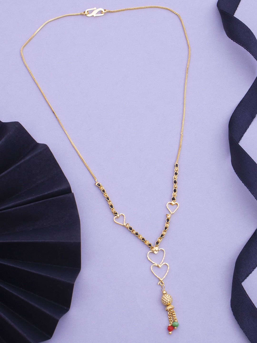 

Ramdev Art Fashion Jwellery 22KT Gold Plated Artificial Beads Mangalsutra