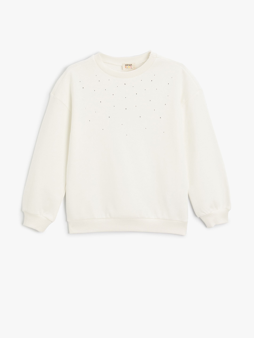 

Koton Girls Solid Sweatshirt, Beige