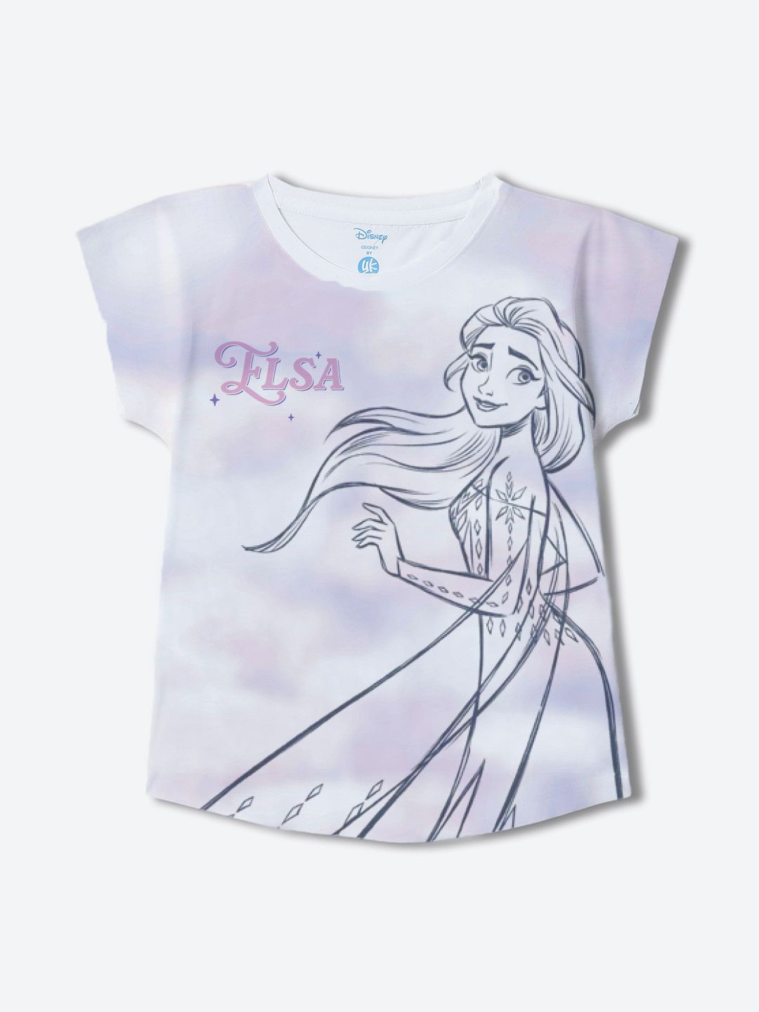 

YK Disney Print Top, White