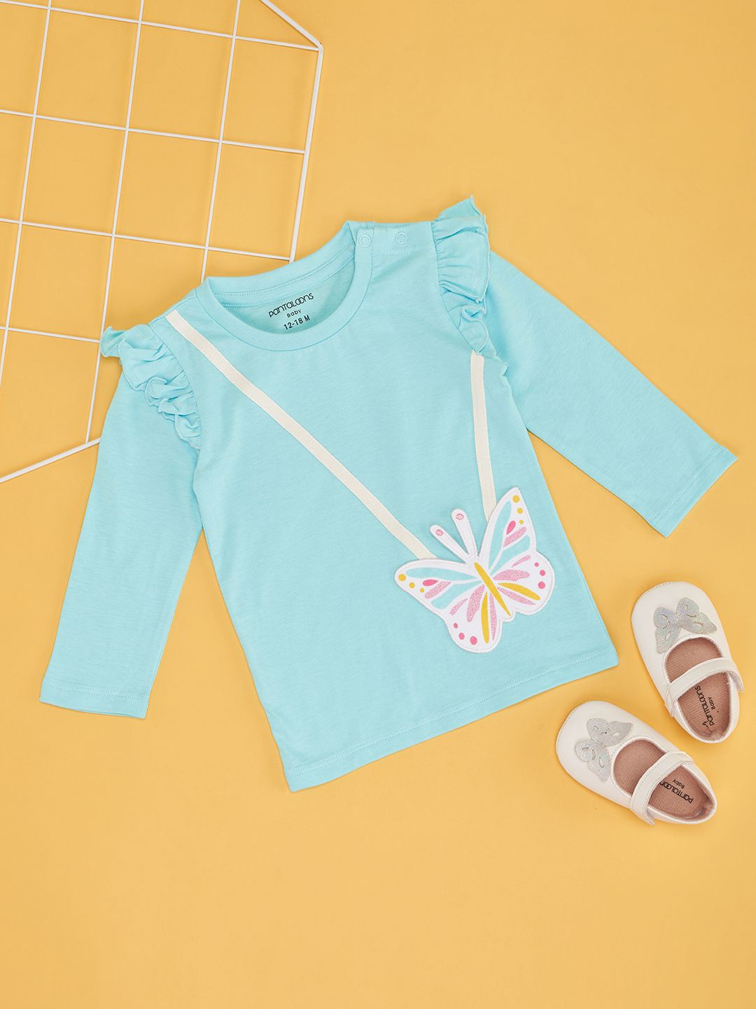 

Pantaloons Baby Cotton Top, Blue